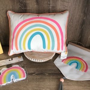 rainbow pillow target